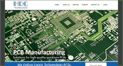 Desktop Screenshot of hdctechnologies.com