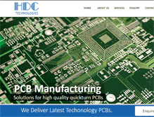 Tablet Screenshot of hdctechnologies.com